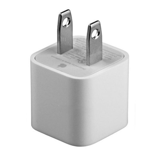 شارژر اورجینال (سرکارتنی) آیفون (Apple) مدل A1385 توان 5 وات (5 ولت | 1 آمپر)