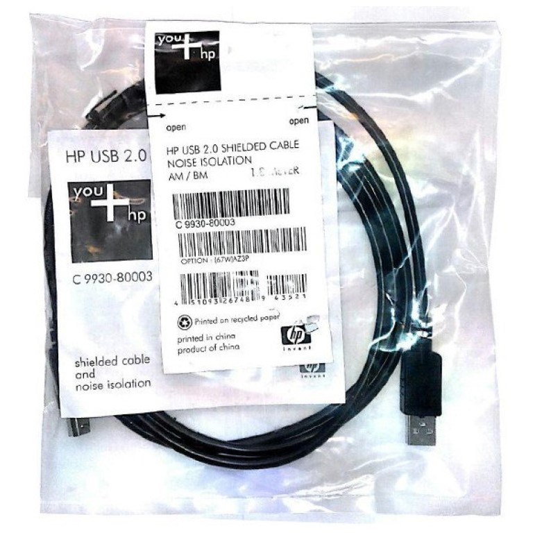 کابل پرینتر اورجینال 1.8 متری برند HP مدل MR-K548