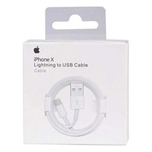 کابل شارژ لایتنینگ آیفون (USB-A to Lightning) با چیپ اصلی (5 وات)